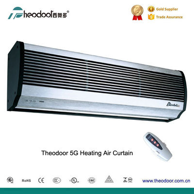 2024Theodoor 5G Serie de plata de la puerta de la pantalla de aire cortina de aire caliente con elementos de calefacción PTC